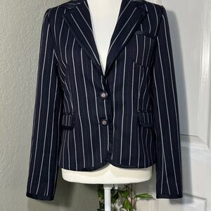 🪢 Striped Navy Blazer